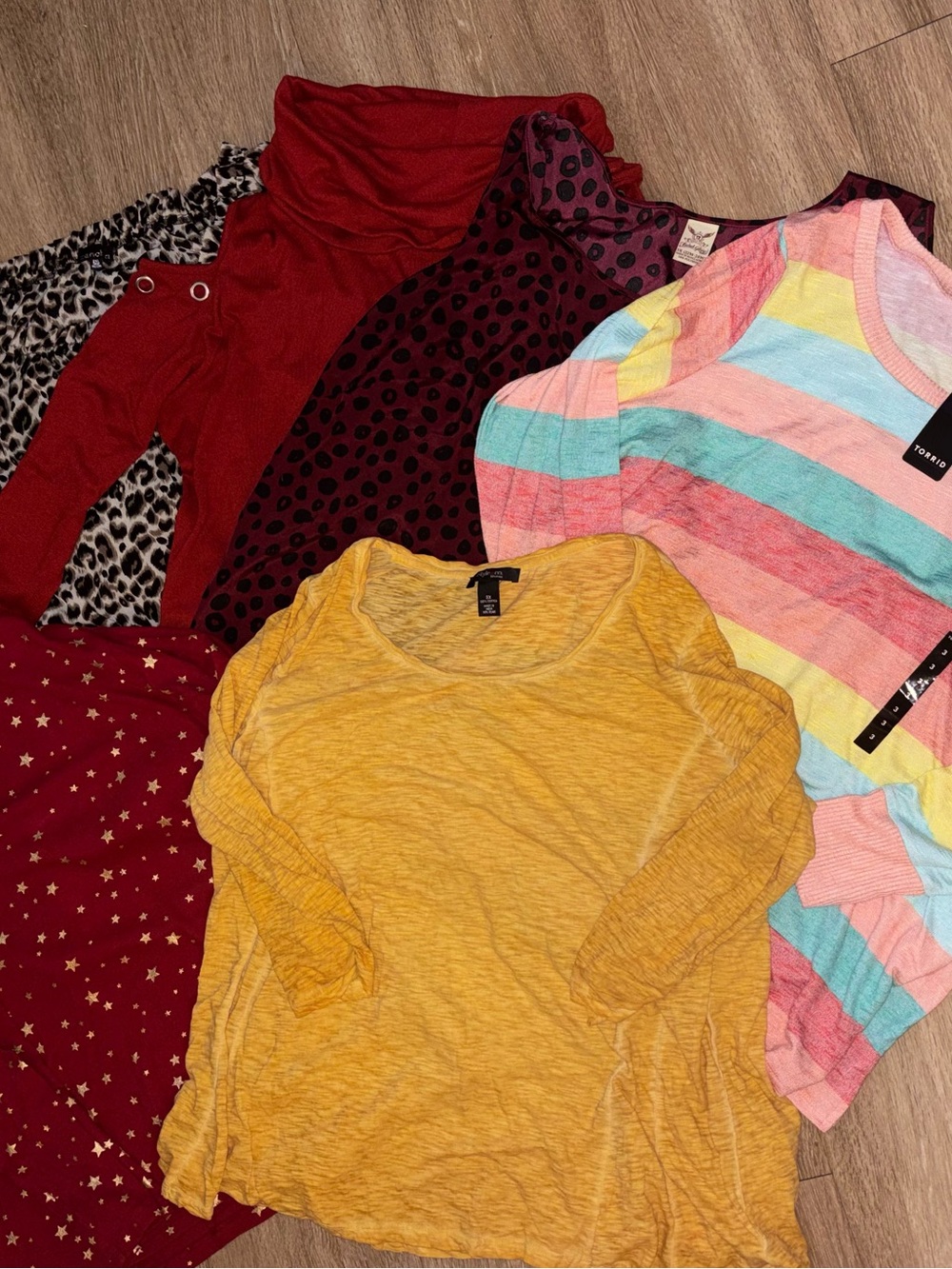 3X Women’s Tops Bundle Torrid Style & Co Time & Tru Plus Size Mixed Lot A62